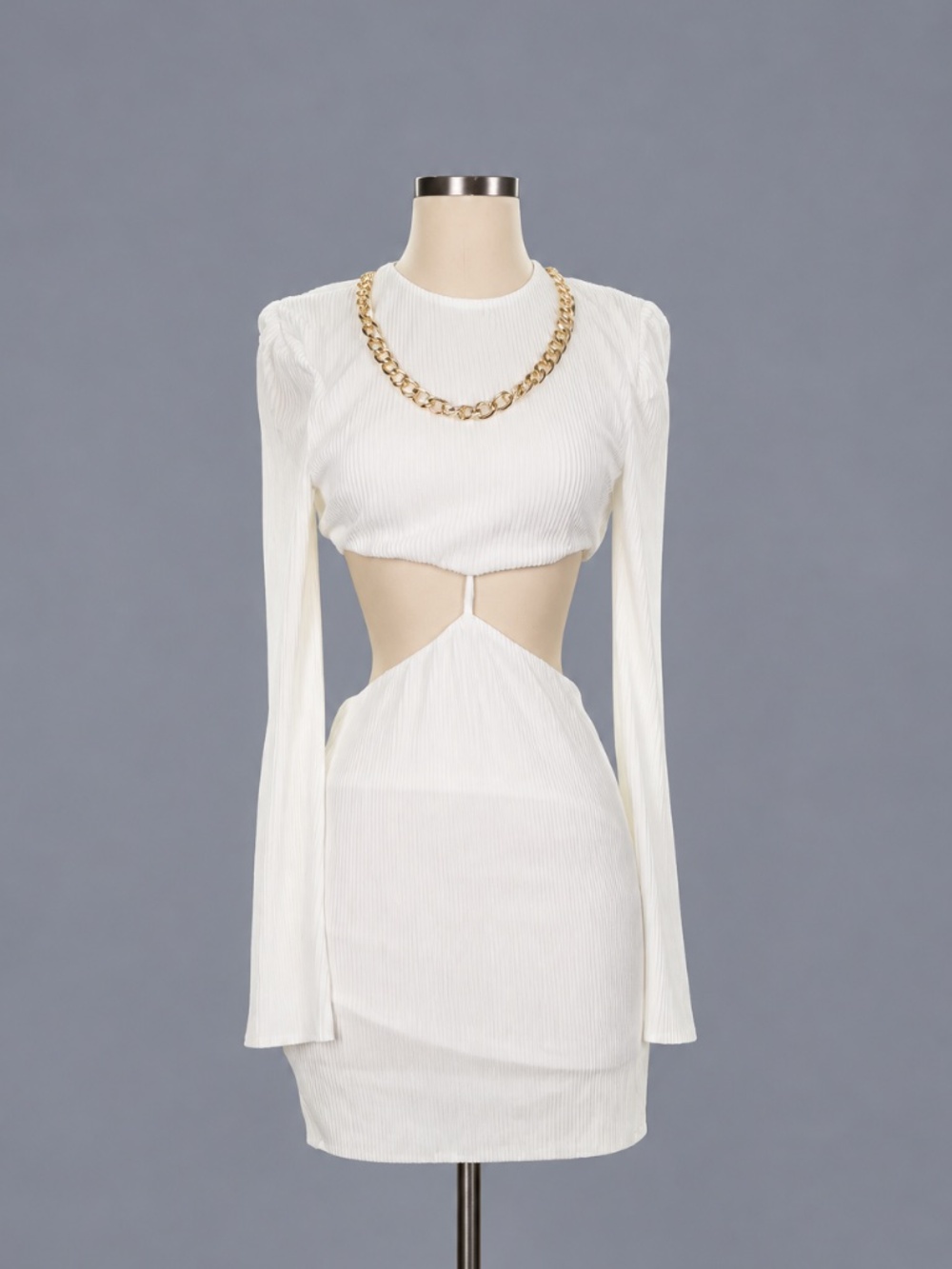 12th Tribe White Cutout Mini Dress – Size XS – NWT